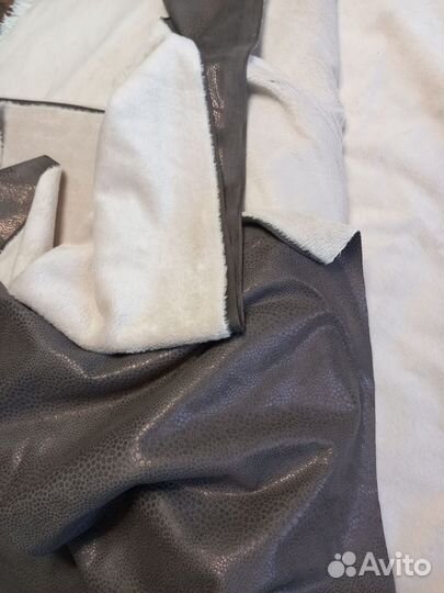 Ткань - дублёнка искусственная