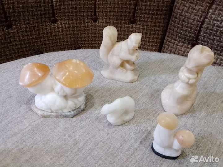 Статуэтки камень мрамор СССР разные