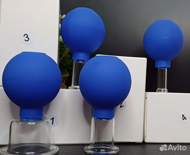 Набор вакуумных банок для массажа