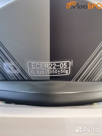 Шлем мото кроссовый GTX 633 black/grey