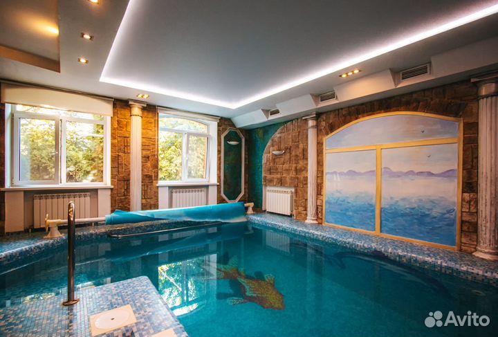 Бани сауны с бассейнами
