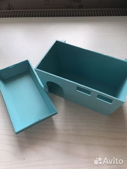 Домик и миска для карликовых хомяков