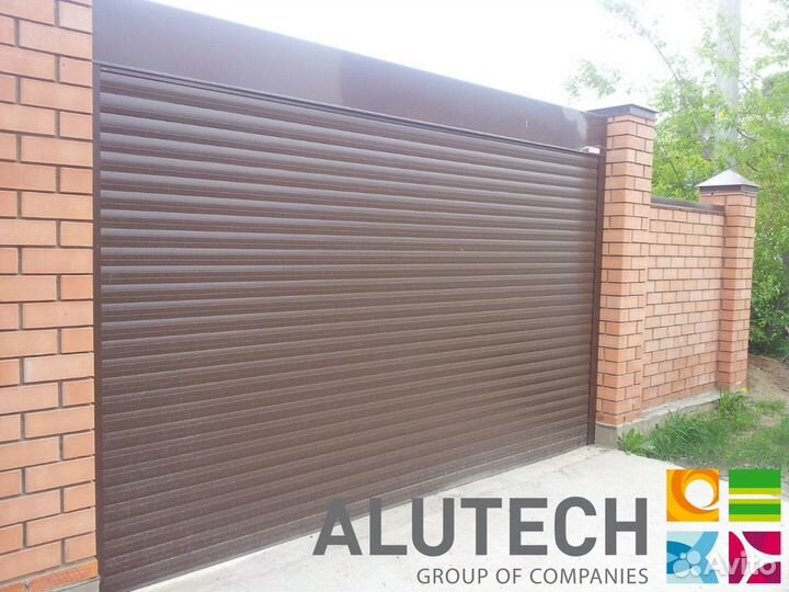 Ворота алютех роллетные