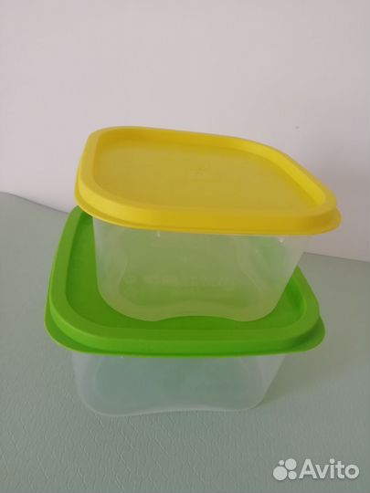 Новый комплект контейнеров с крышками для хранения