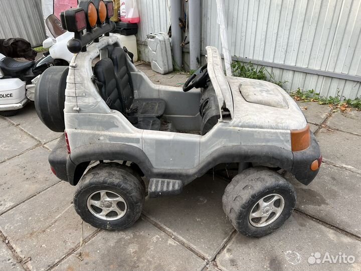 Детский электромобиль двухместный бу