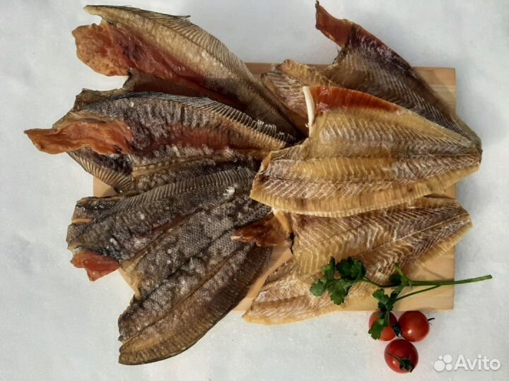 Вяленая очищенная камбала ерш