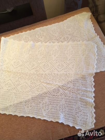 Оренбургский фабричный пуховый платок, палантан