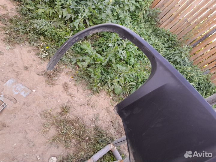 Юбка бампера задняя Porsche Macan 95B 2014-Нв