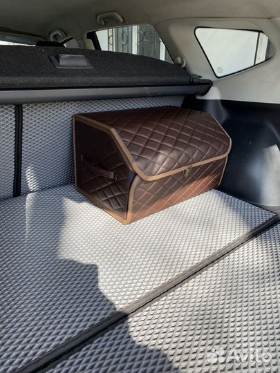 Саквояж коричневый 50см