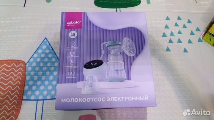 Электронный молокоотсос Zabota2