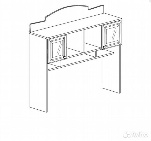 Детская Спальня для мальчика надставка стола