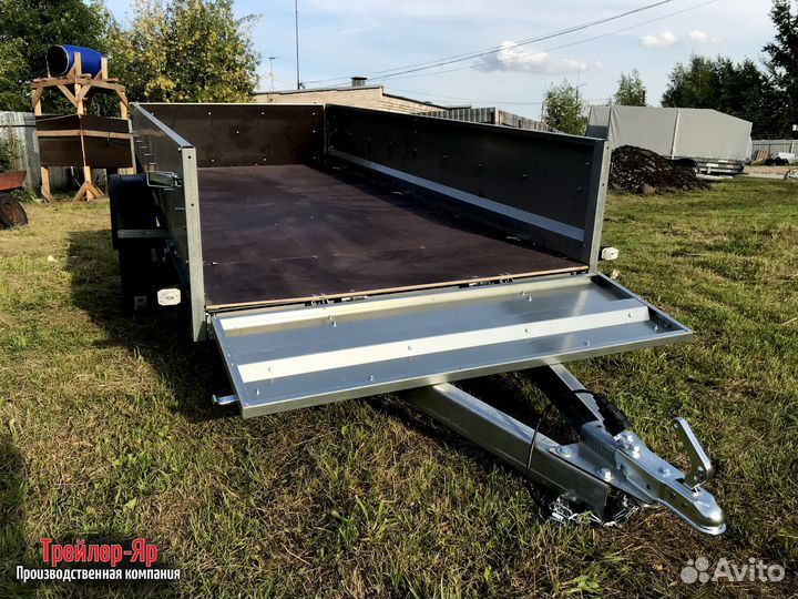 Прицеп легковой 3,5х1,5 высокие борта