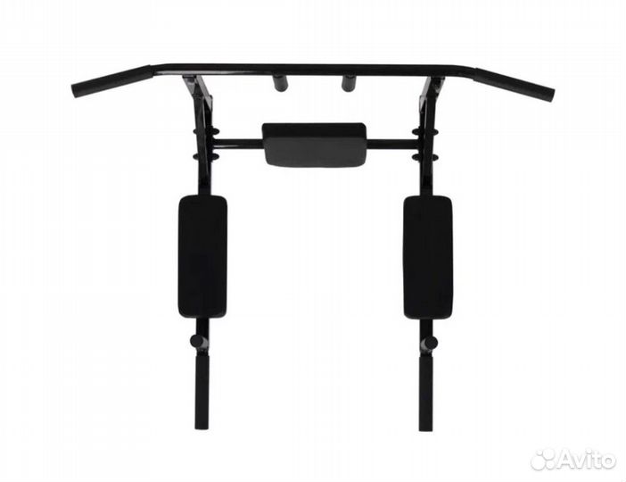 Настенный турник 3 в 1 черного цвета новый