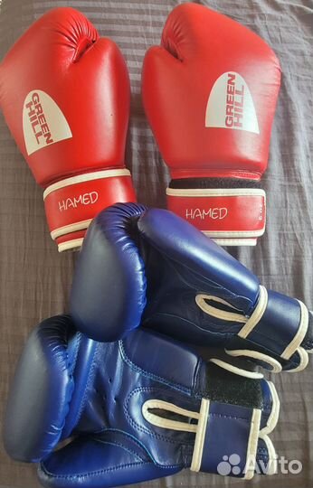 Боксерские перчатки green hill 6oz