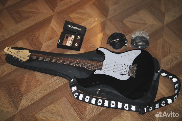Гитара yamaha pacifica 012 BL комплект