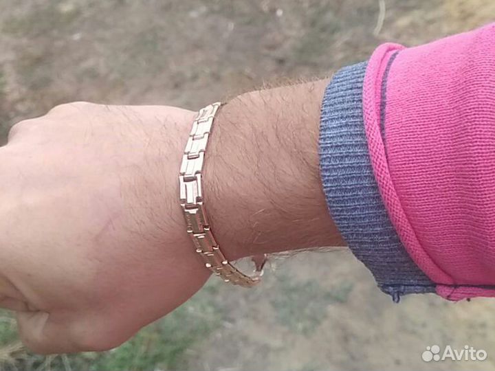 Мужской золотой браслет