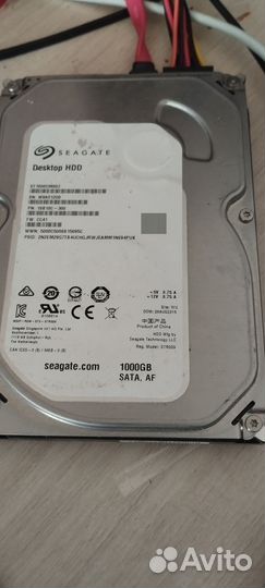 Жесткий диск 1 тб Seagate