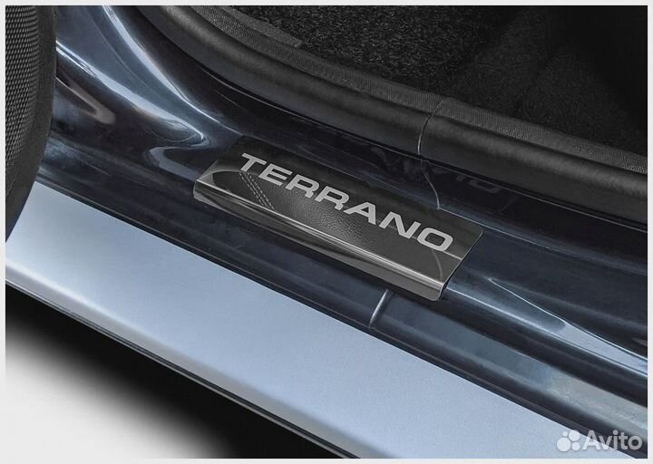 Накладки на пороги Ниссан Террано 3 (2014-н.в.)