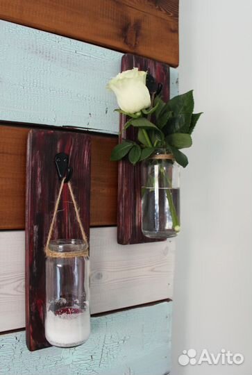 Комплект досочек-подвесов Брусничный