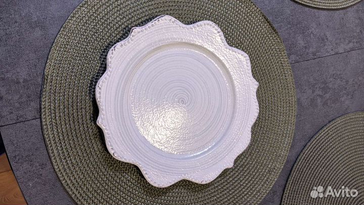 Тарелки керамика плоские оригинальные