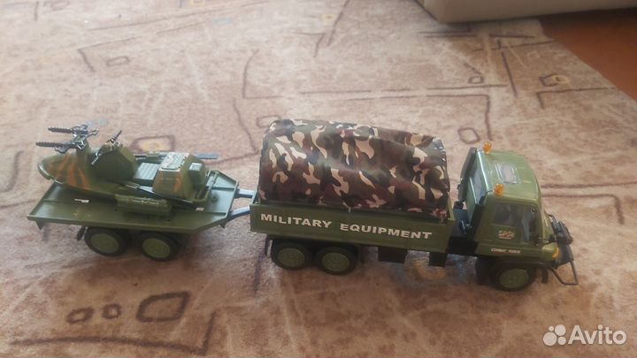 Машинка с прицепом