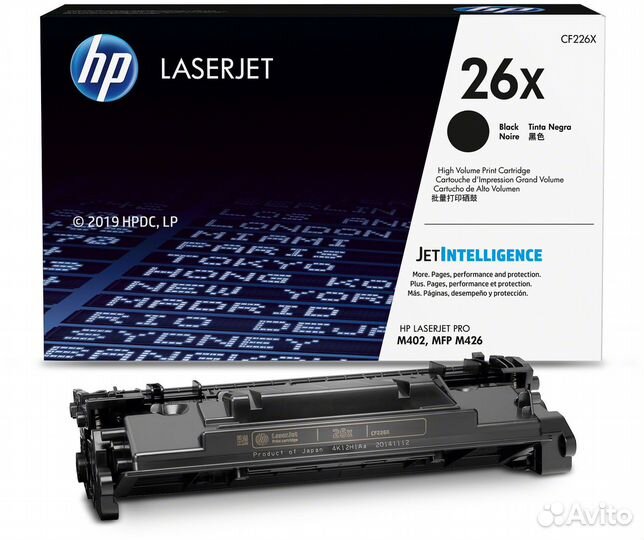 Картридж HP (CF226X) №26X оригинальный