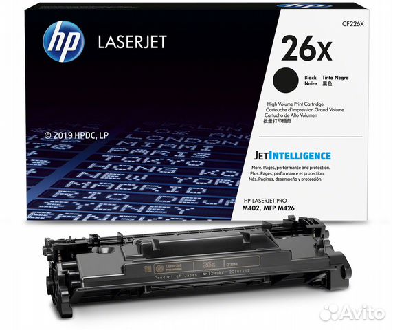 Картридж HP (CF226X) №26X оригинальный