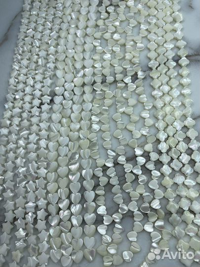 Бусины из перламутра