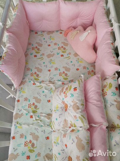 Бортики на кроватку