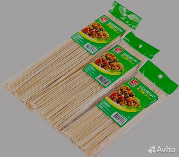 Шампур (шпажка) бамбуковая 25 см