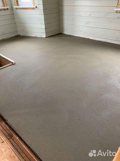 Полусухая стяжка пола Механизированная стяжка пола