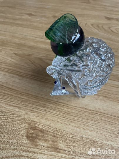 Стеклянный сувенир Ёжик