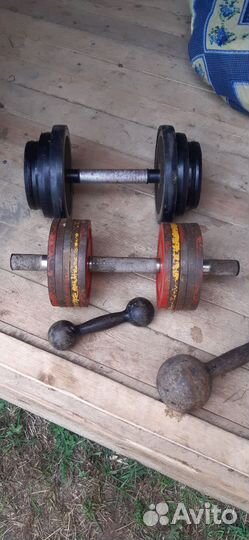 Гантели разборные