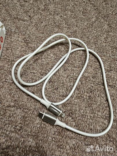 Кабель type-c to lightning 1 м