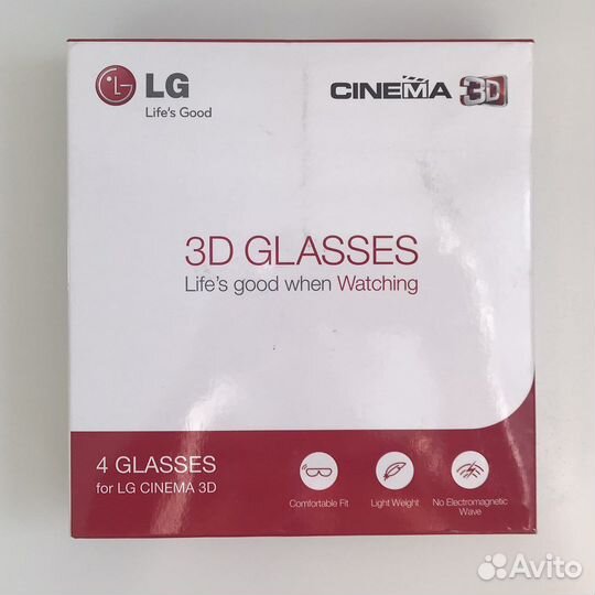 3D очки LG новые