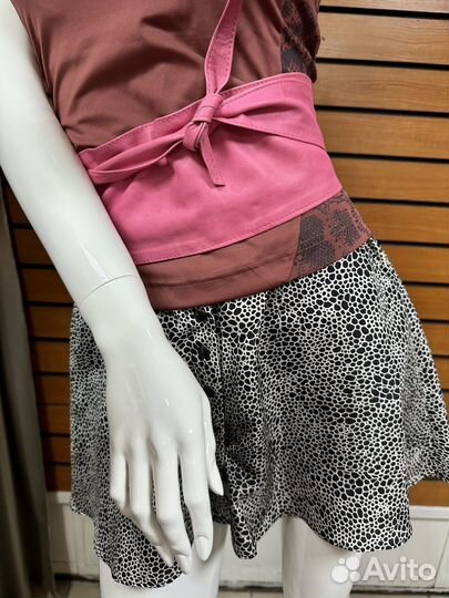 Пояс из розовой кожи max mara Италия оригинал