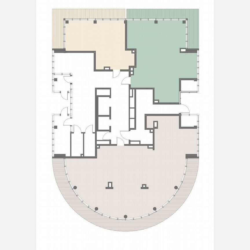 2-к. квартира, 129,1 м², 1/10 эт.