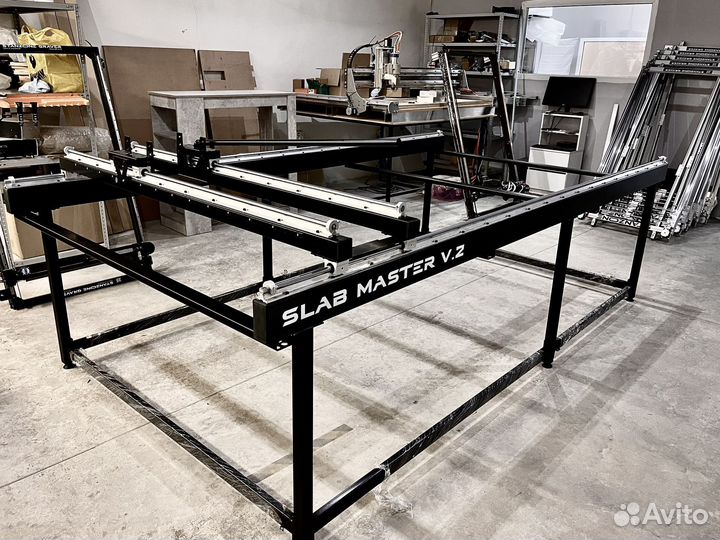 Стол для выравнивания слэбов. Каретка для фрезера