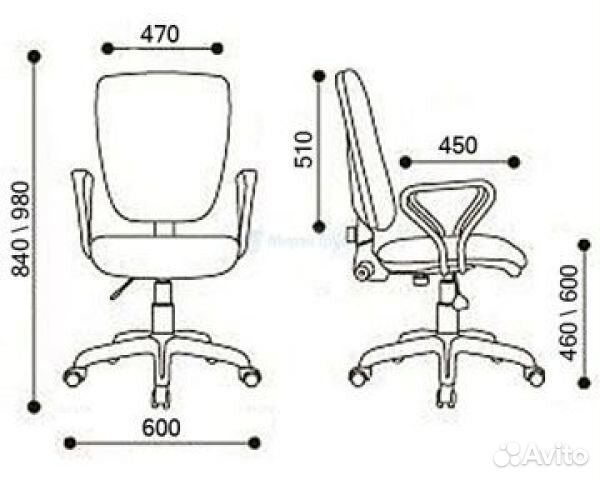 Кресло для сотрудника 