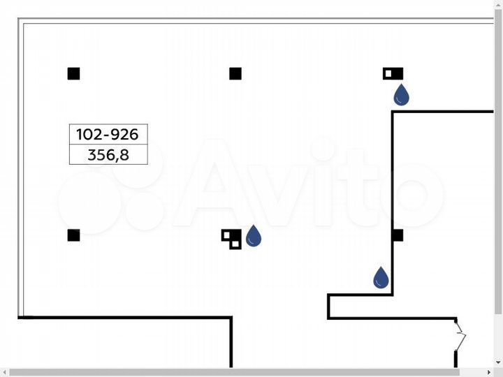 Продается офисное помещение, площадь 356.8 кв.м