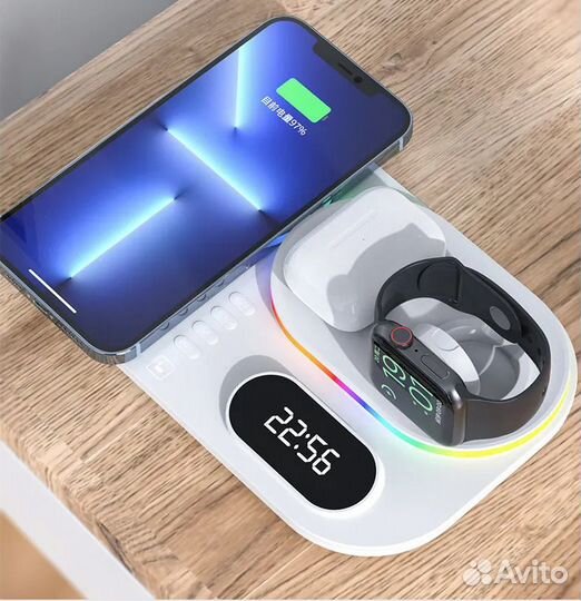 Беспроводная док-станция 4 в 1 30W