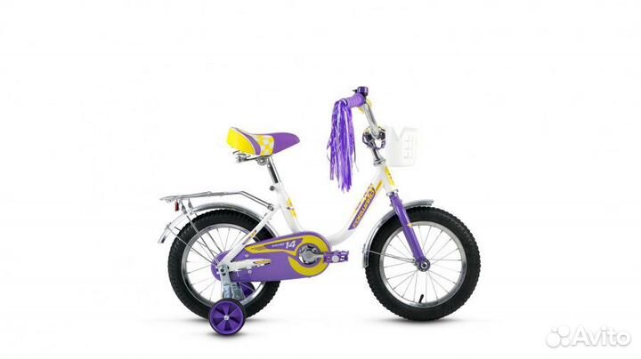 Велосипед forward Racing 14 Girl белый