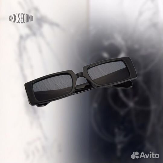 Солнцезащитные очки черные y2k