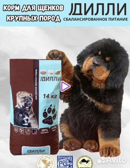 Корм для собак дилли