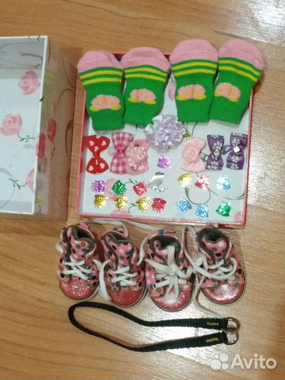 Ботиночки и носки для мелких собак