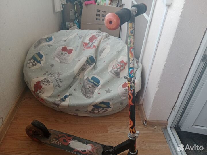 Самокат детский двухколесный бу