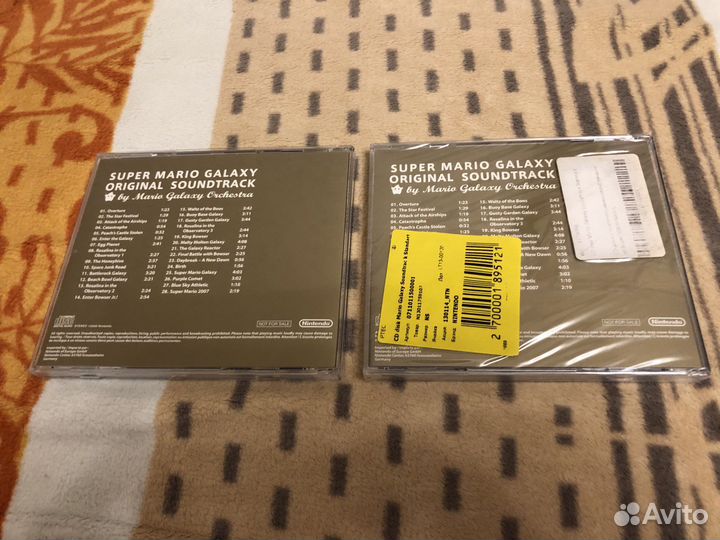 CD Super Mario Galaxy Original Soundtrack