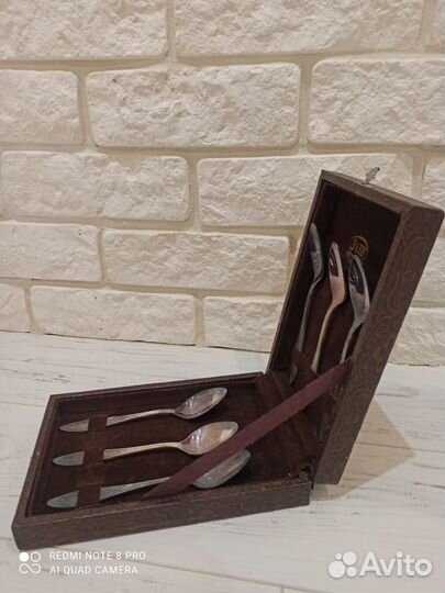 Набор столовых приборов мельхиор СССР