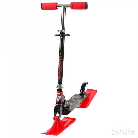 Самокат детский снегокат 2в1