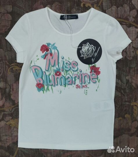 Футболка для девочки miss blumarine